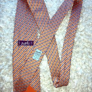 Hermès Orange Tie